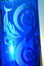 Load image into Gallery viewer, Blue Bottle Love - 500ml &amp; 1 Litre Dolphinitive Swirl
